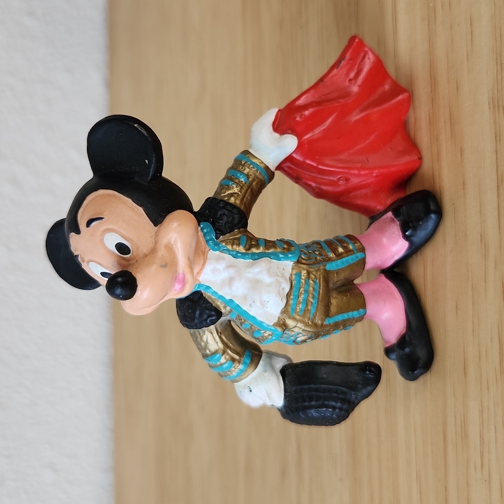 Vtg Bullyland Minnie & Mickey Mouse Spanish Matador & Flamenco Dancer Figurine - Picture 2 of 9